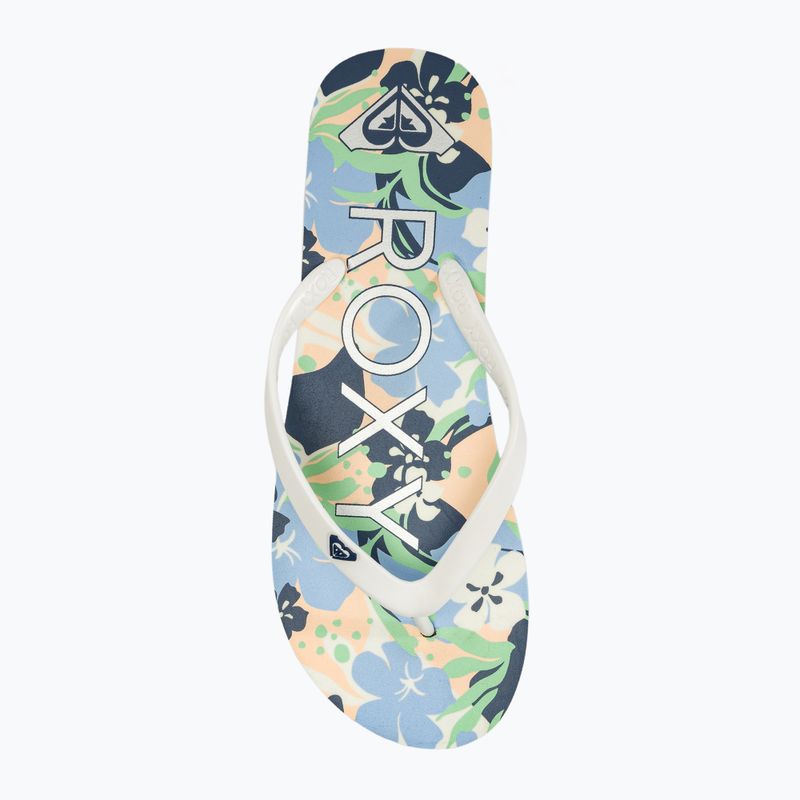 Női flip-flop papucs ROXY Tahiti VII soft lime/ocean 5