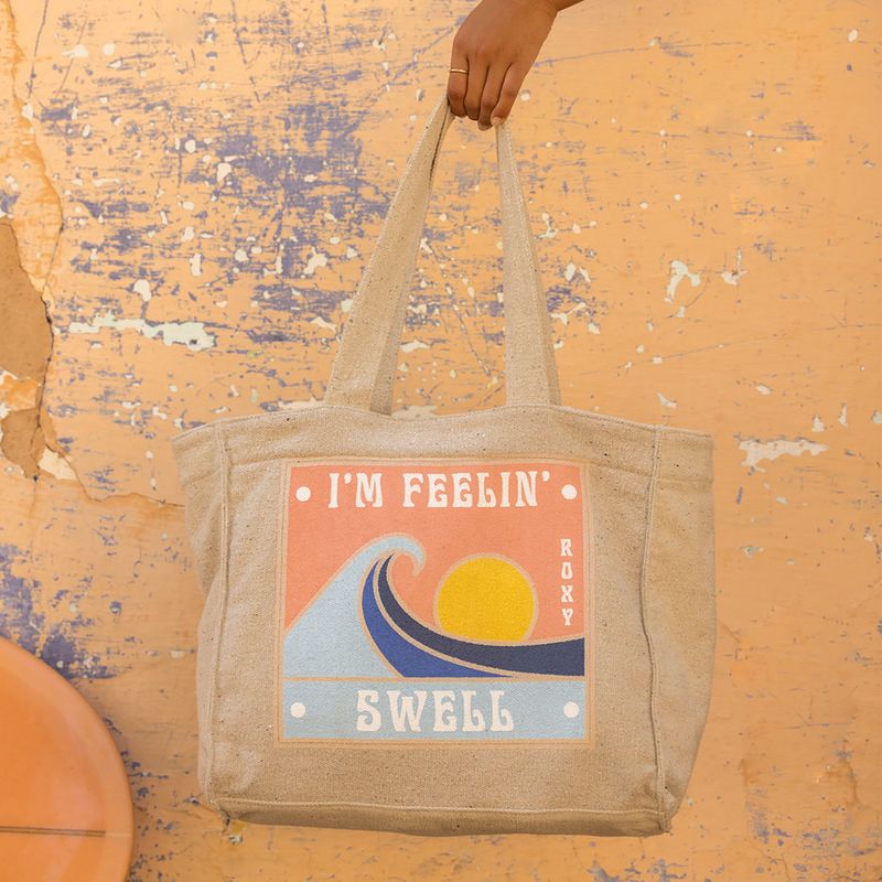 Női táska ROXY Drink The Wave Tote tapioca 8