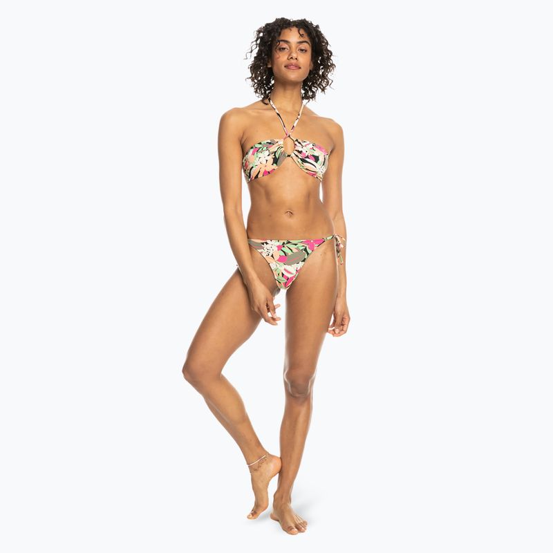 Fürdőruha felső ROXY Printed Beach Classics Halter anthracite palm song s 3