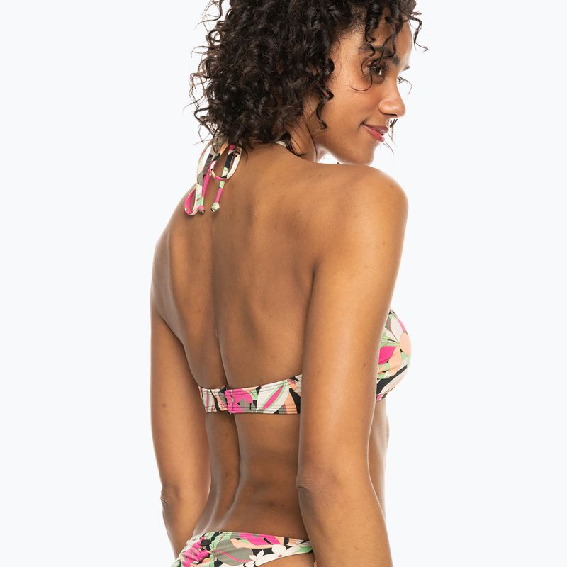 Fürdőruha felső ROXY Printed Beach Classics Halter anthracite palm song s 4