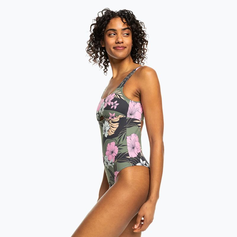 Női fürdőruhaROXY Pro The Double Line One anthracite classic pro surf 5