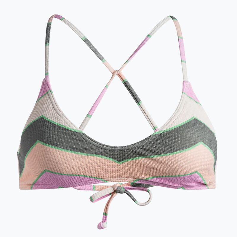 Fürdőruha felső ROXY Vista Stripe Strappy agave green very vista stripe