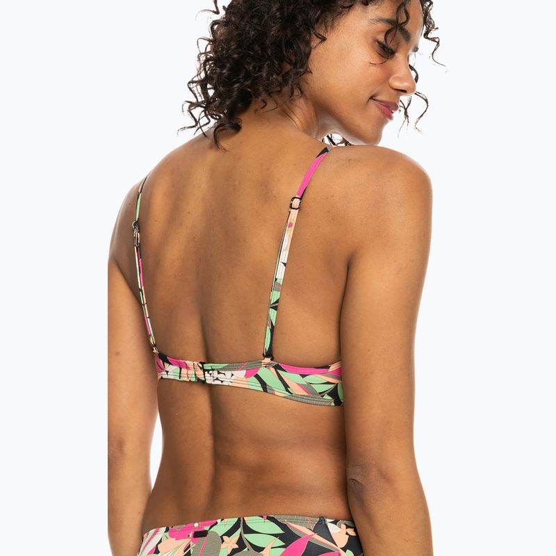Fürdőruha felső ROXY Printed Beach Classics Wrap anthracite palm song s 4