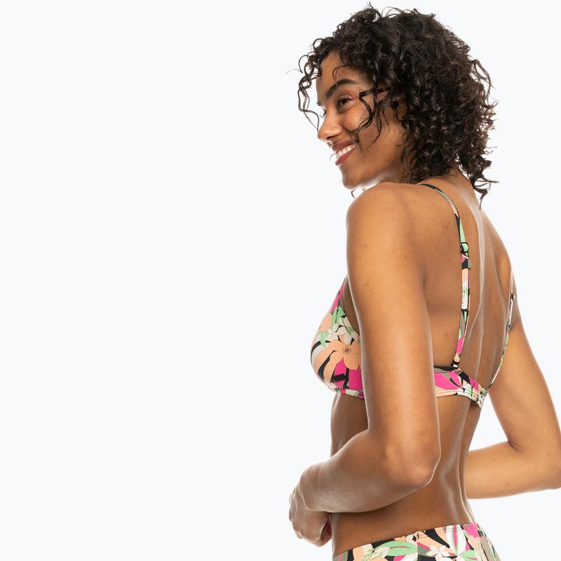 Fürdőruha felső ROXY Printed Beach Classics Wrap anthracite palm song s 5