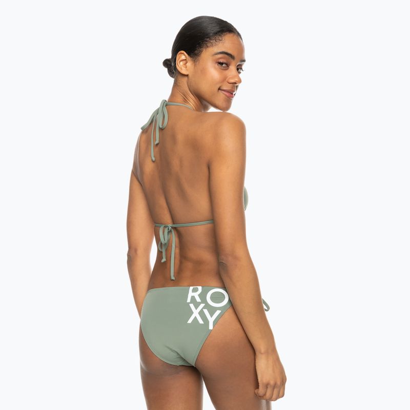Női kétrészes fürdőruha ROXY Beach Classics Tie Side agave green 6