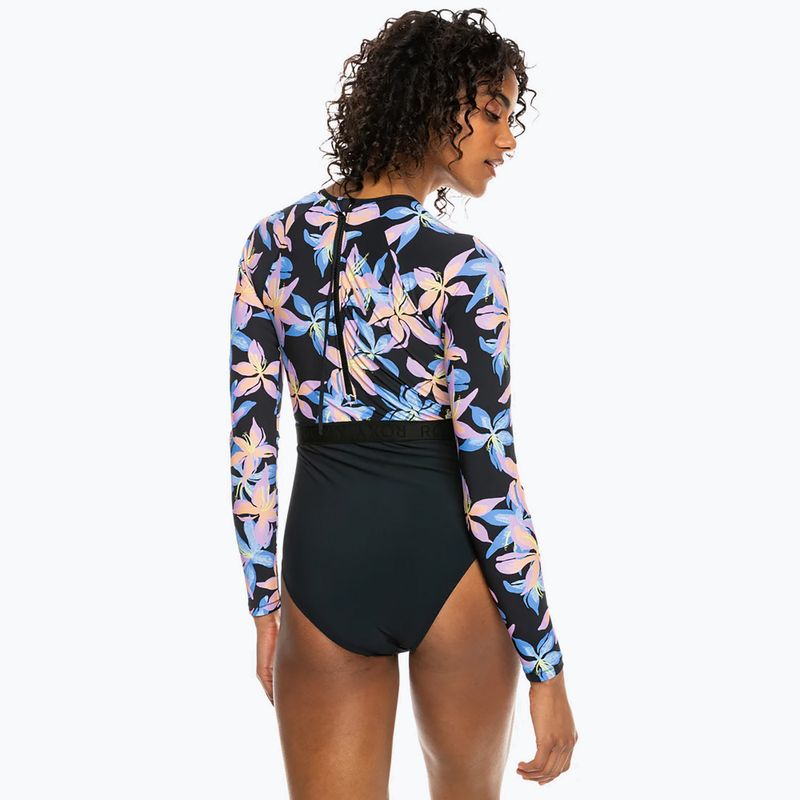 ROXY Active anthracite kiss női egyrészes fürdőruha 4