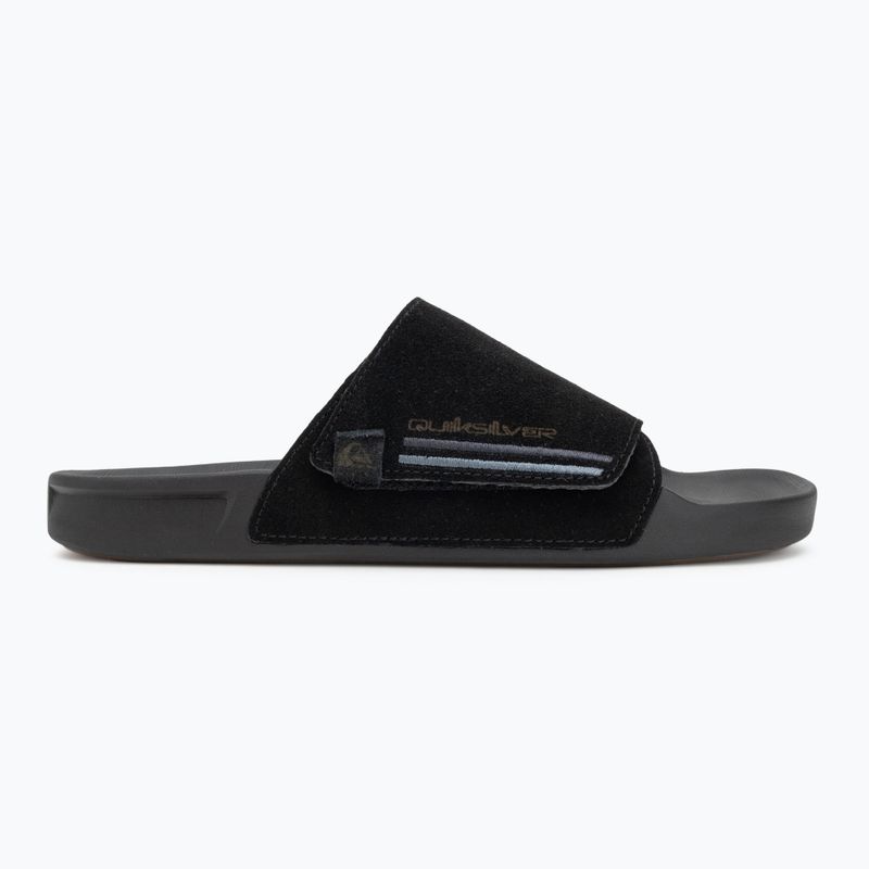 Quiksilver Rivi Suede férfi flip-flop fekete 1 2