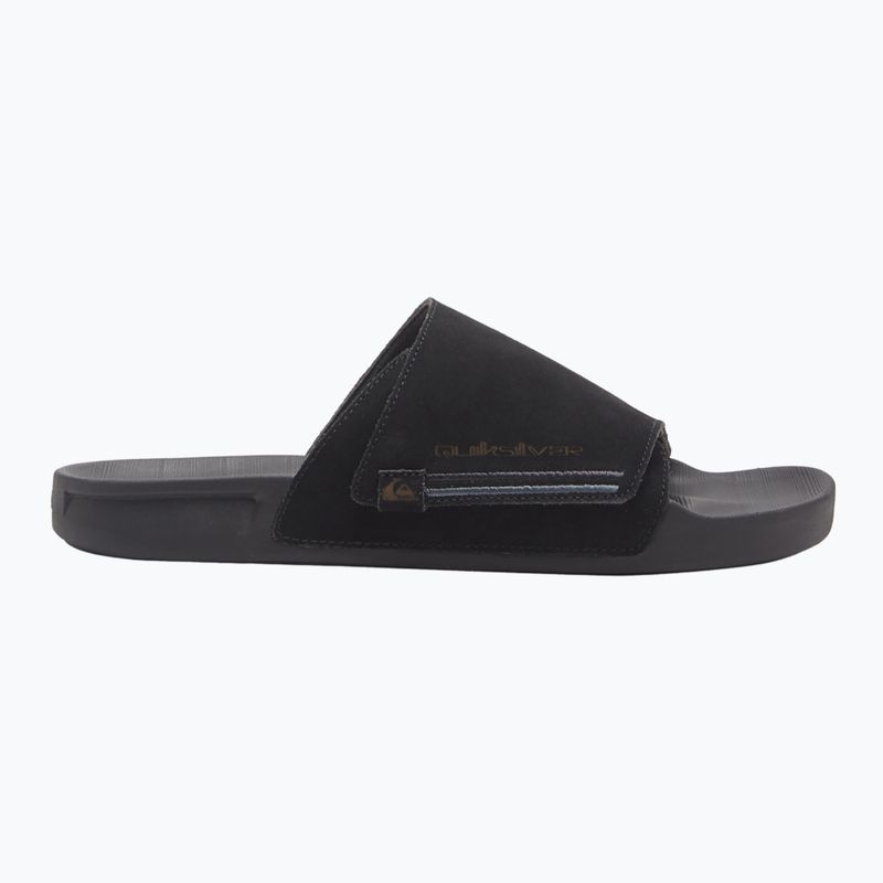 Quiksilver Rivi Suede férfi flip-flop fekete 1 2