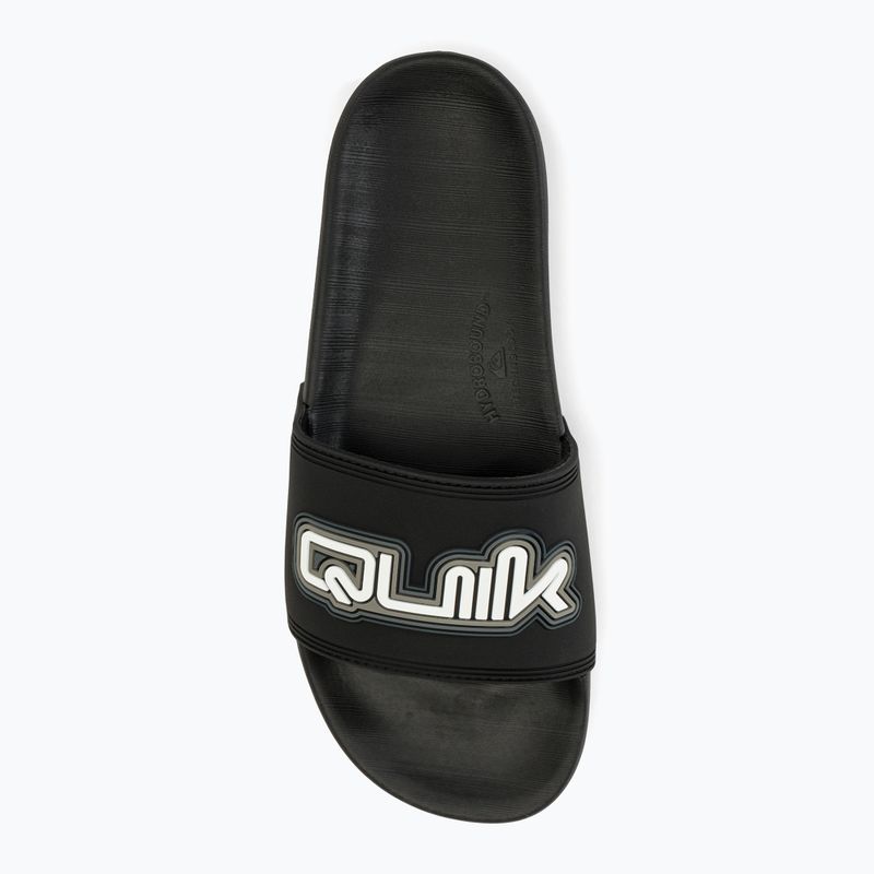 Quiksilver Rivi Wordmark Slide II black 1 férfi papucs 5