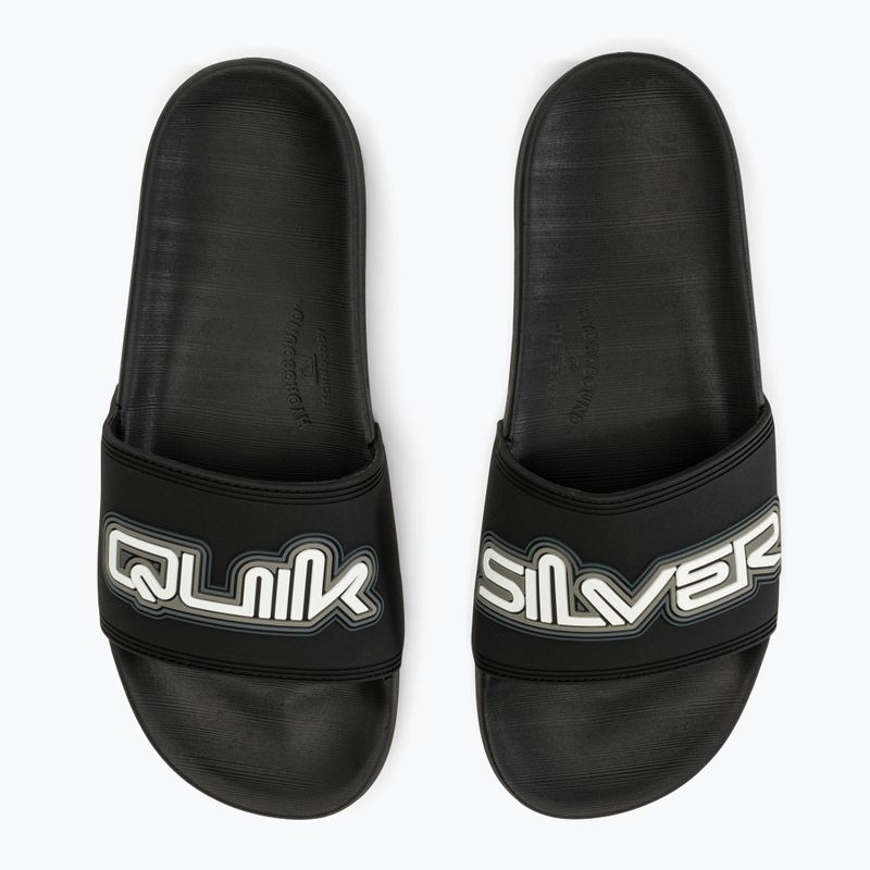 Quiksilver Rivi Wordmark Slide II black 1 férfi papucs 8