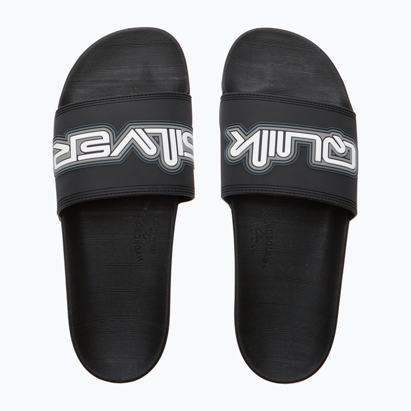 Quiksilver Rivi Wordmark Slide II black 1 férfi papucs 12