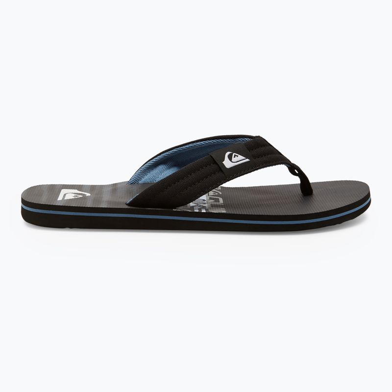 Férfi flop-flop papucs Quiksilver Molokai Layback II black3 9