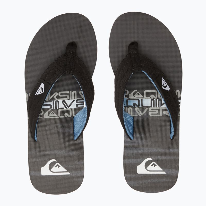 Férfi flop-flop papucs Quiksilver Molokai Layback II black3 11