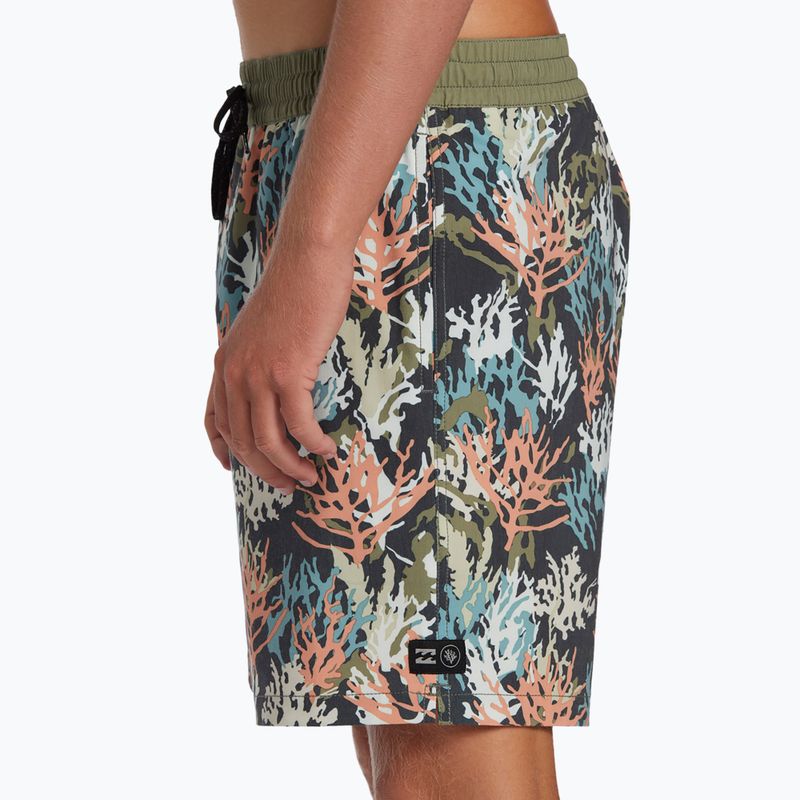 Billabong Coral Garden Layback multicolor férfi fürdőnadrág 5