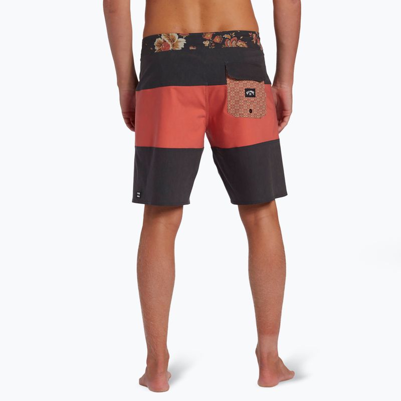 Billabong Tribong Pro washed red férfi fürdőnadrág 5