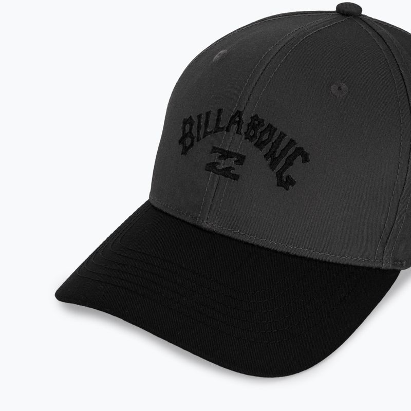 Férfi baseball sapka Billabong Arch Snapback charcoal 3