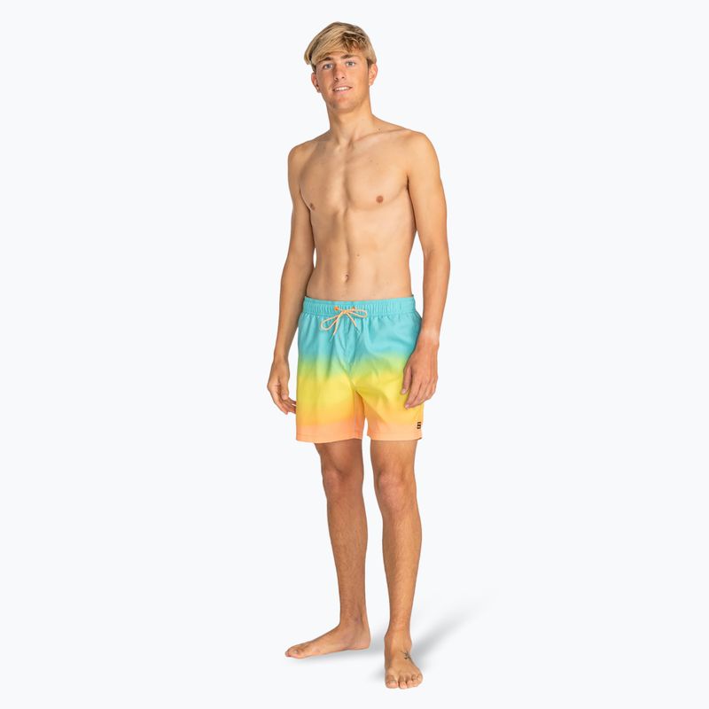 Férfi fürdősort Billabong All Day Fade Layback papaya 4