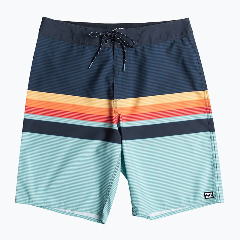 Billabong All Day HTR Stripes OG blue férfi fürdőnadrág
