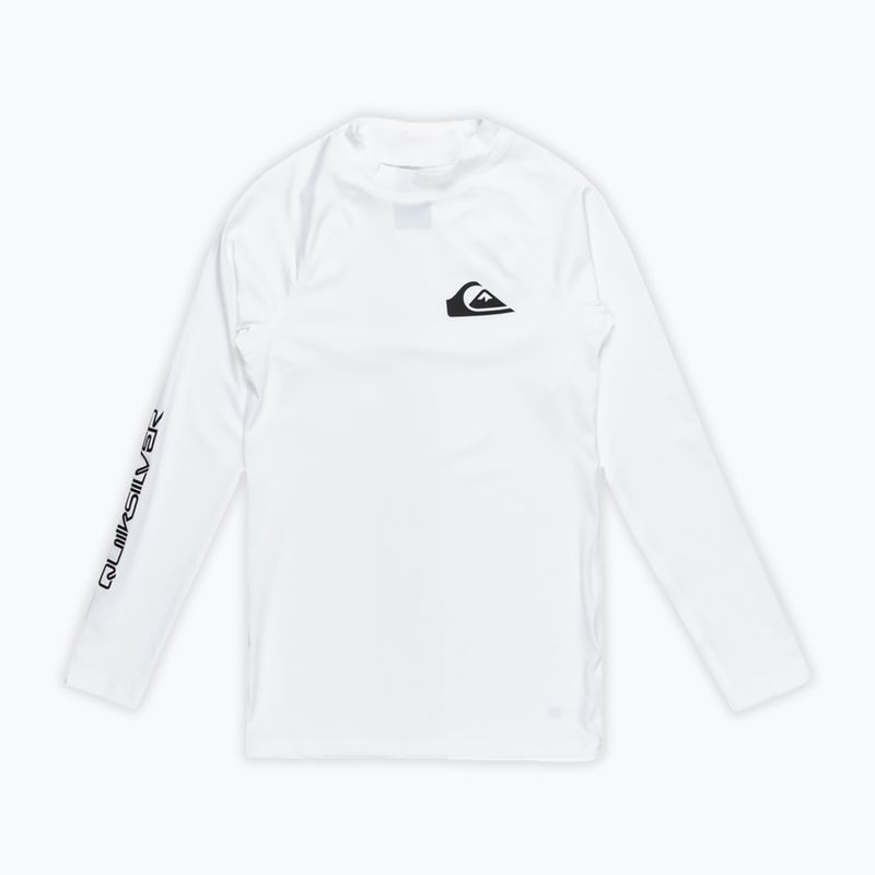 Quiksilver Everyday UPF50 white gyermek hosszú ujjú felső