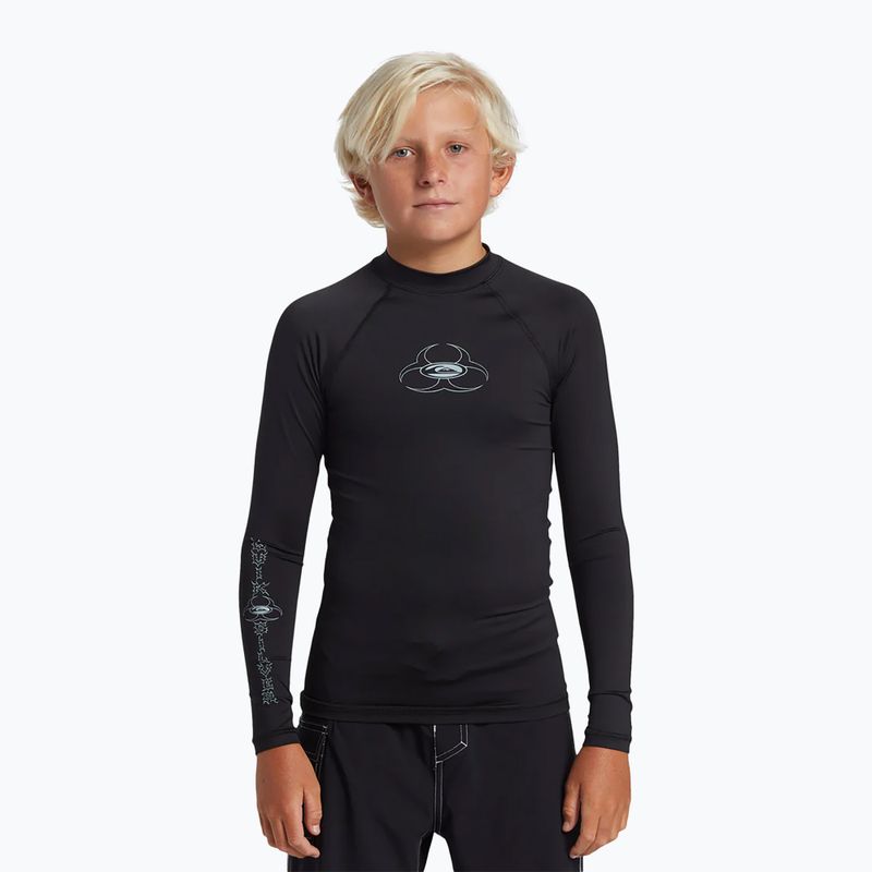 Quiksilver Saturn UPF50 black junior hosszú ujjú úszófelső