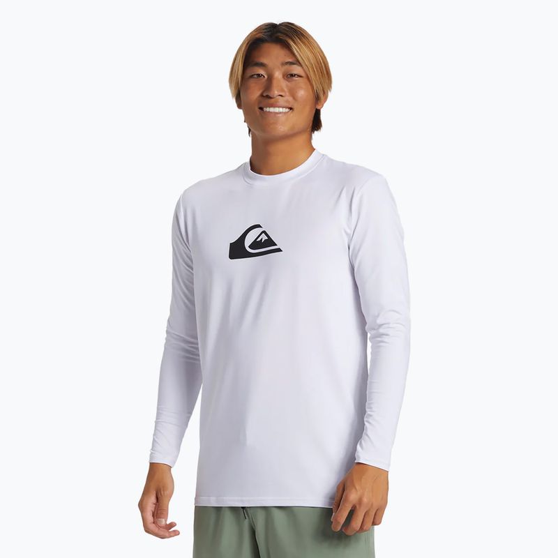 Férfi hosszú ujjú felső úszáshoz Quiksilver Everyday Surf Tee white 2