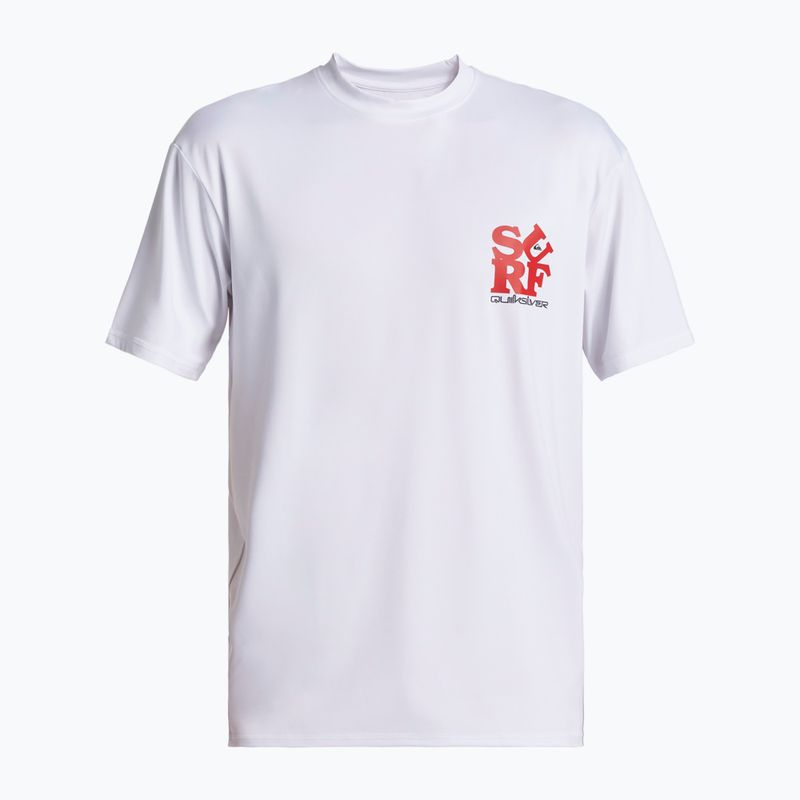 Férfi úszópóló Quiksilver Everyday Surf Tee white/black 4