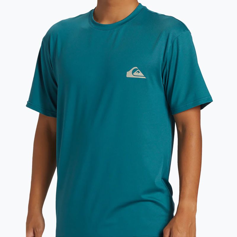 Férfi úszópóló Quiksilver Everyday Surf Tee colonial blue 4