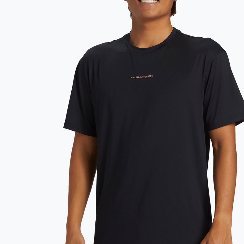 Férfi úszópóló Quiksilver Everyday Surf Tee black/white 3