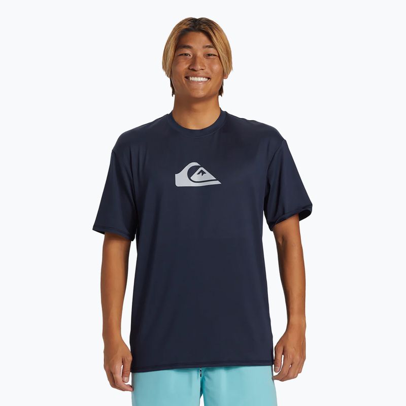 Férfi úszópóló Quiksilver Everyday Surf Tee dark navy