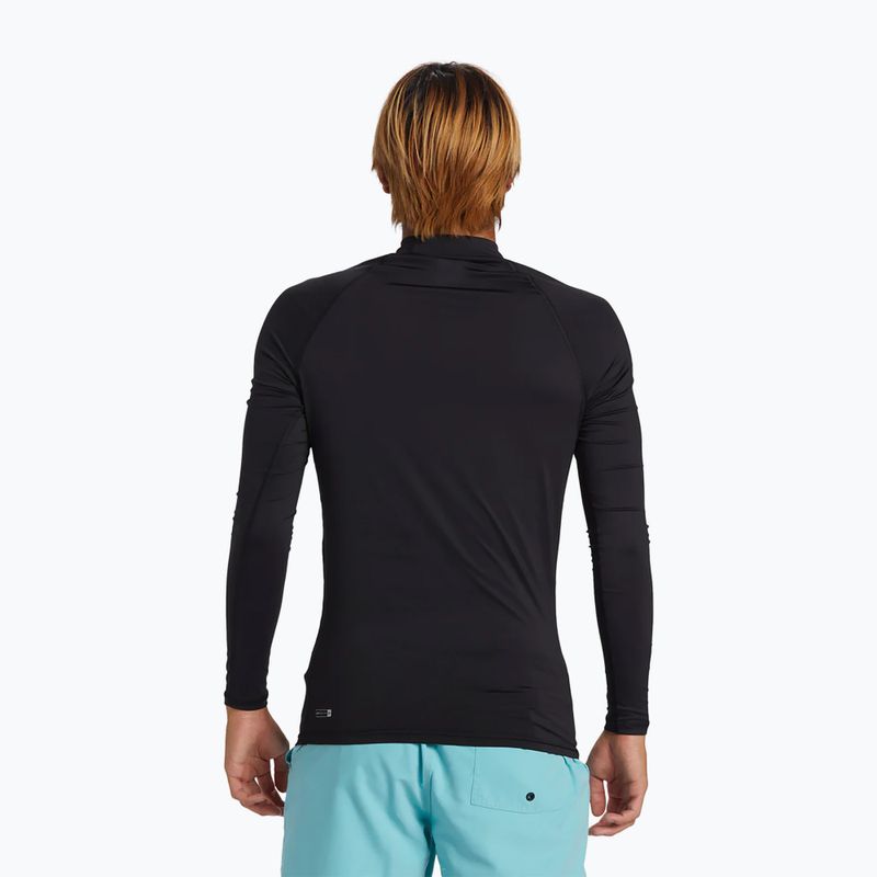 Férfi hosszú ujjú felső úszáshoz Quiksilver Everyday UPF50 black 2