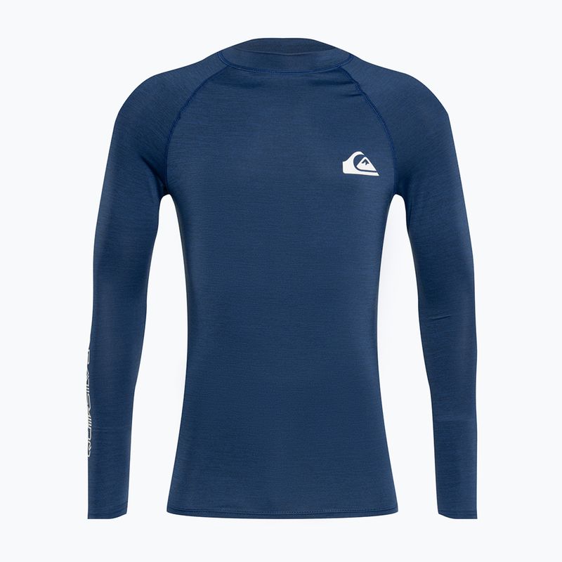 Férfi hosszú ujjú felső úszáshoz Quiksilver Everyday UPF50 monaco blue heather