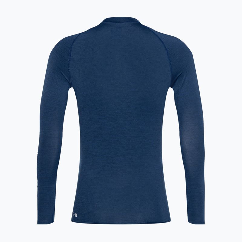 Férfi hosszú ujjú felső úszáshoz Quiksilver Everyday UPF50 monaco blue heather 2