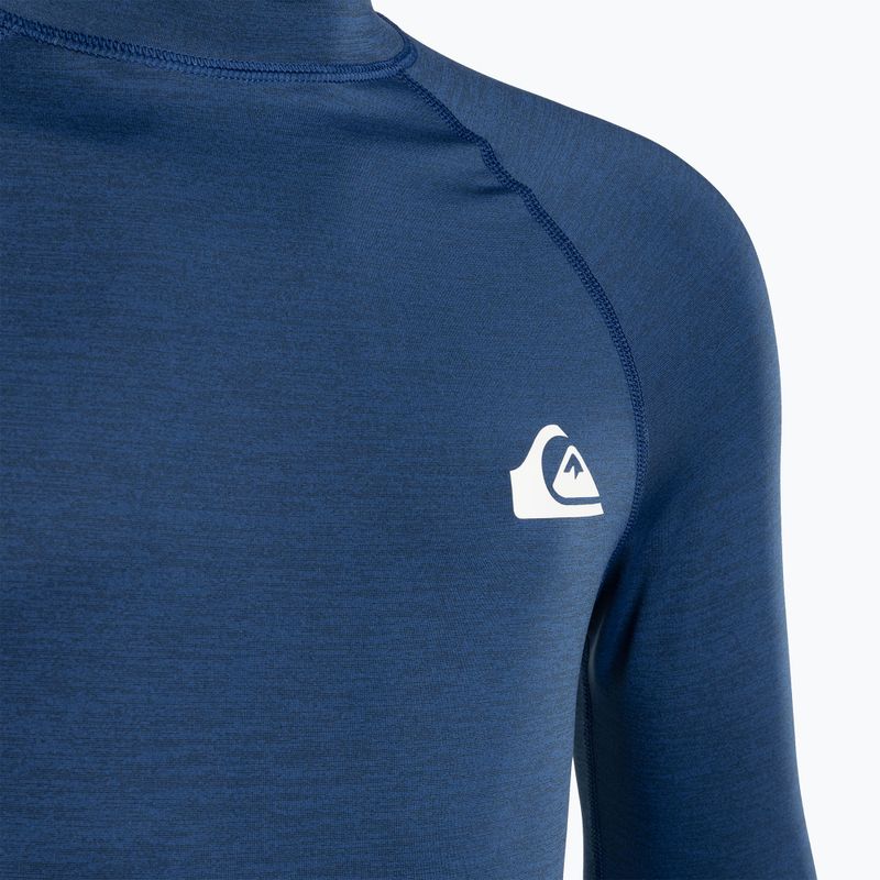 Férfi hosszú ujjú felső úszáshoz Quiksilver Everyday UPF50 monaco blue heather 3