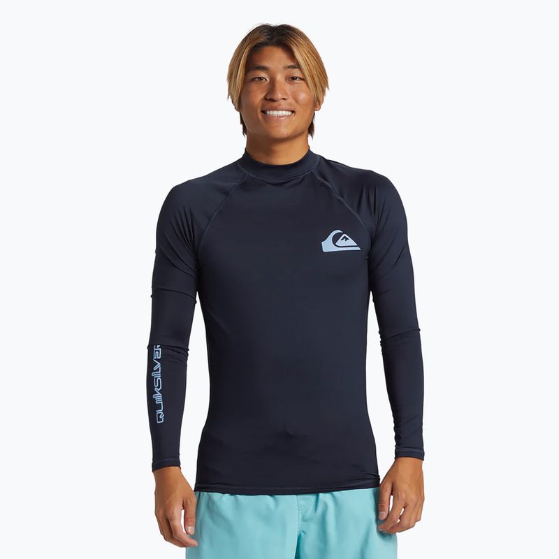 Férfi hosszú ujjú felső úszáshoz Quiksilver Everyday UPF50 dark navy