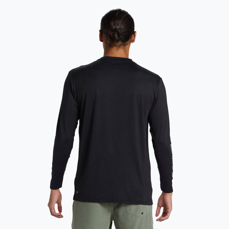 Férfi hosszú ujjú felső úszáshoz Quiksilver Everyday Surf Tee black 2