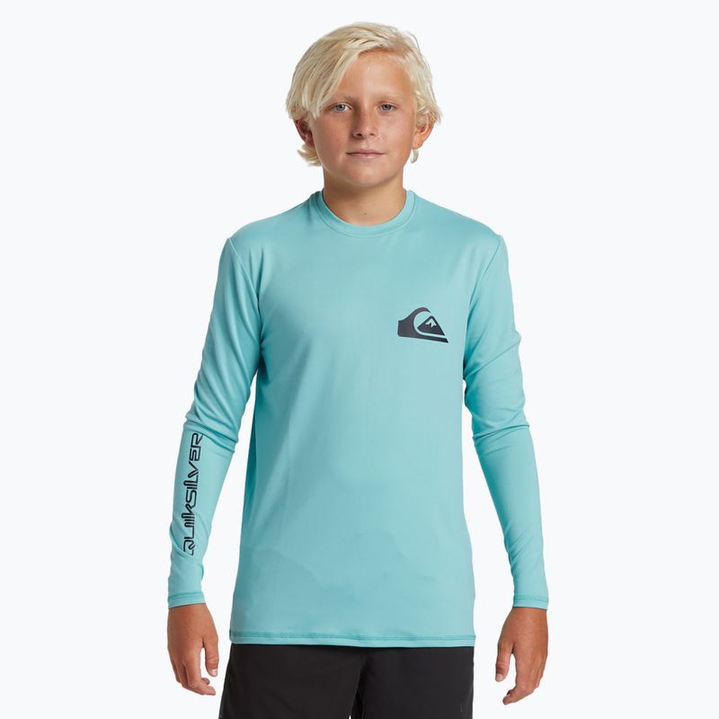 Gyerek hosszú ujjú felső úszáshoz Quiksilver Surf Tee marine blue