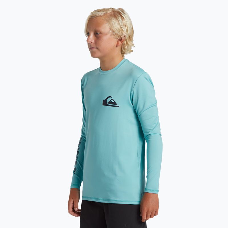 Gyerek hosszú ujjú felső úszáshoz Quiksilver Surf Tee marine blue 3