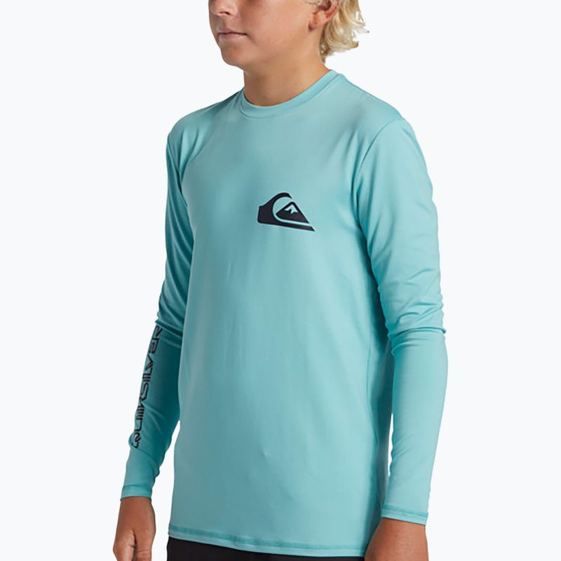 Gyerek hosszú ujjú felső úszáshoz Quiksilver Surf Tee marine blue 4