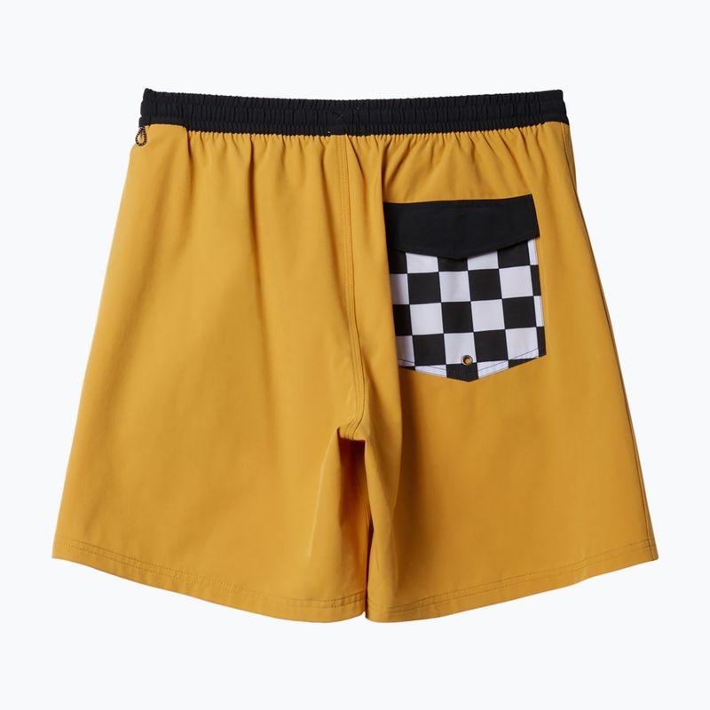 Férfi Quiksilver Original Straight 17 mustárszínű úszónadrág 2