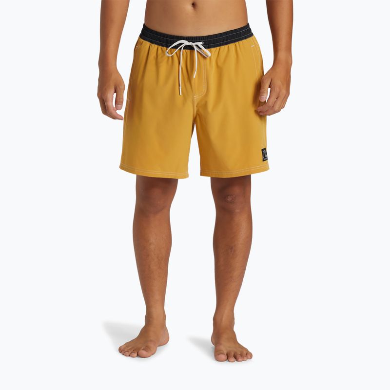 Férfi Quiksilver Original Straight 17 mustárszínű úszónadrág 3
