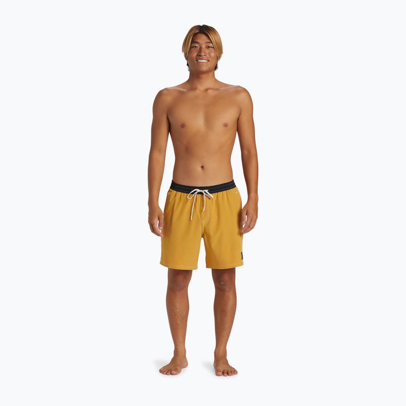 Férfi Quiksilver Original Straight 17 mustárszínű úszónadrág 4