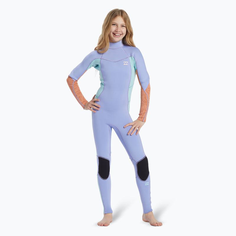 Gyerek neoprén ruha Billabong 3/2 mm Foil BZ FL cosmic blue