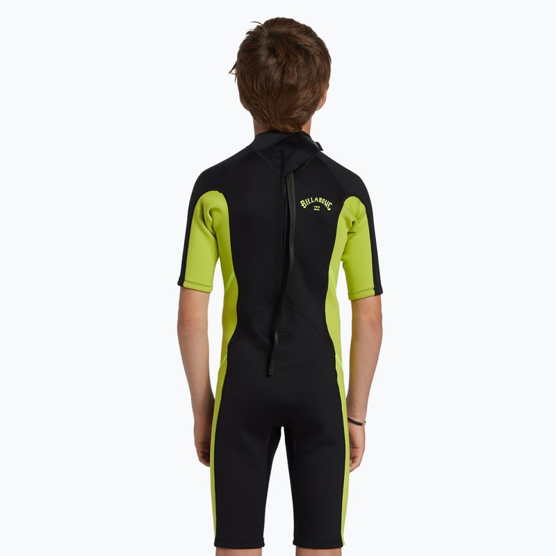 Gyerek neoprén ruha Billabong 2 mm Foil BZ FL fluro lime 4