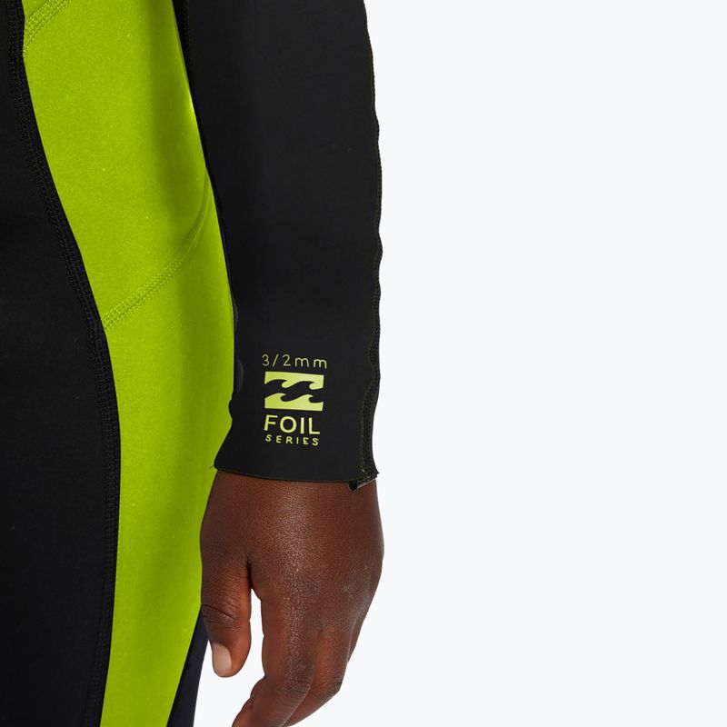 Gyerek neoprén ruha Billabong 3/2 mm Foil BZ FL fluro lime 4