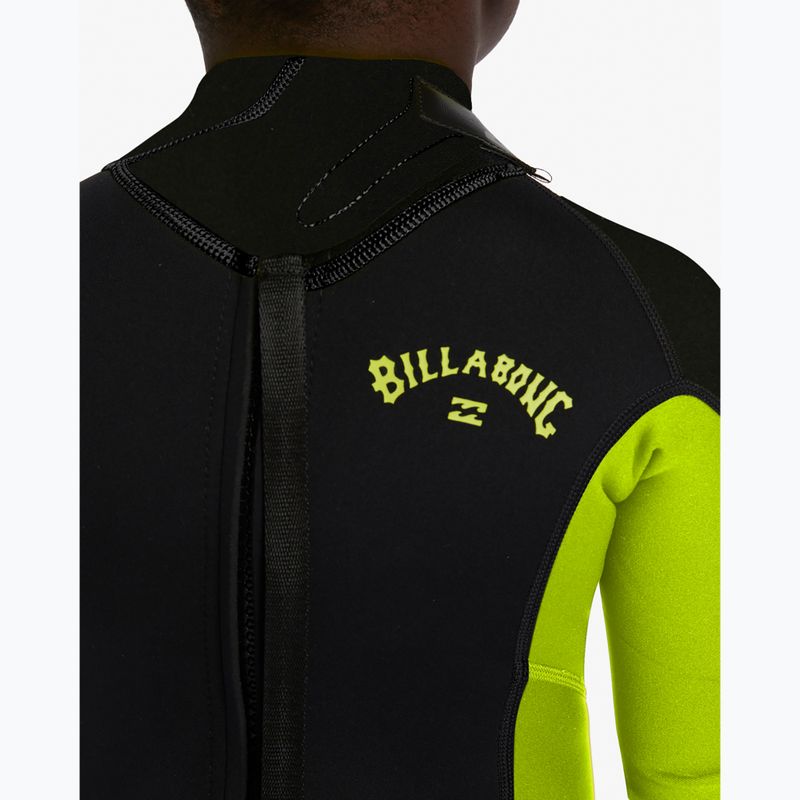 Gyerek neoprén ruha Billabong 3/2 mm Foil BZ FL fluro lime 5