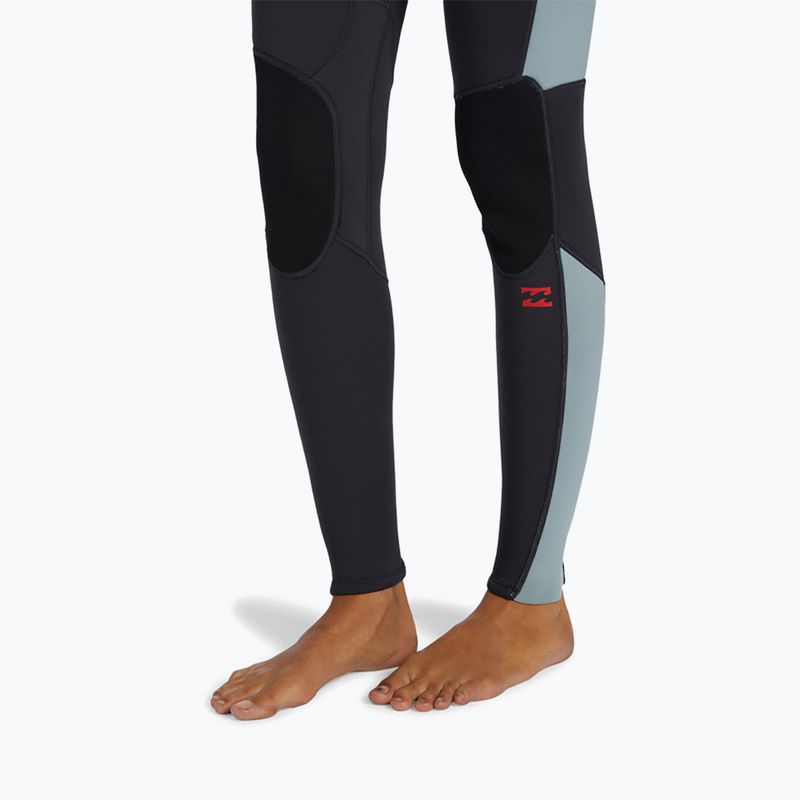 Női neoprén Billabong 3/2 mm Foil Back Zip washed black 7