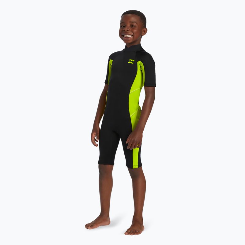 Gyerek neoprén ruha Billabong 2 mm Foil BZ FL fluro lime 2