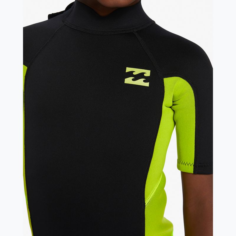 Gyerek neoprén ruha Billabong 2 mm Foil BZ FL fluro lime 4