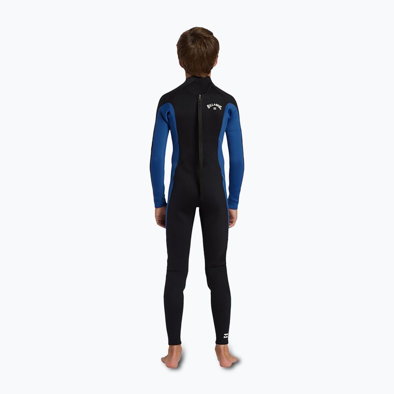 Billabong 4/3 mm Foil Back Zip GBS középkék gyermek úszószivacs 2