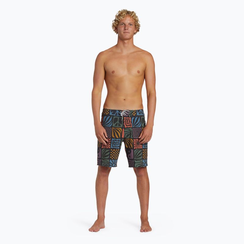 Billabong Good Times Pro multicolor férfi fürdőnadrág 4